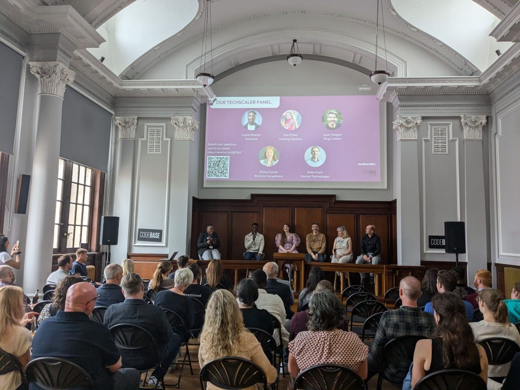 Eva Prikler on a panel discussion